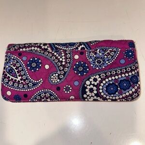 Vera Bradley Boysenberry Magnetic Closure Accordion Wallet